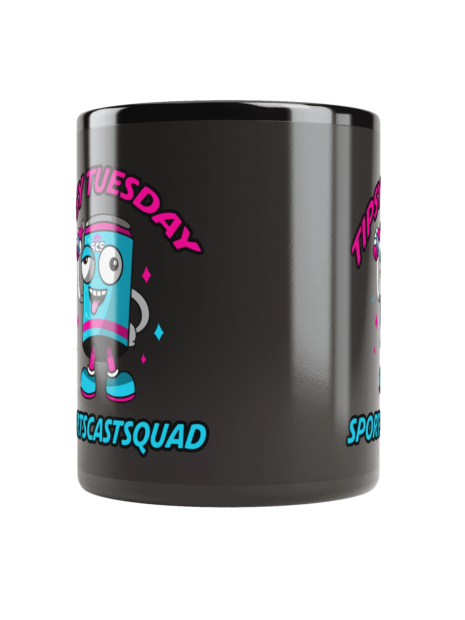 TIPSY TUESDAY "BREWSKI" BLACK MUG product image (10)
