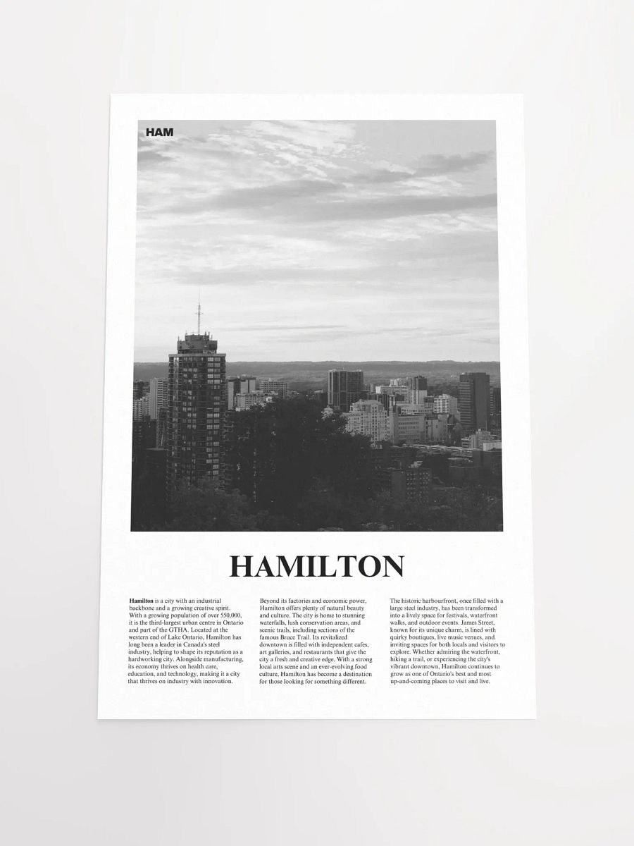 Hamilton 01 Newspaper Poster product image (1)