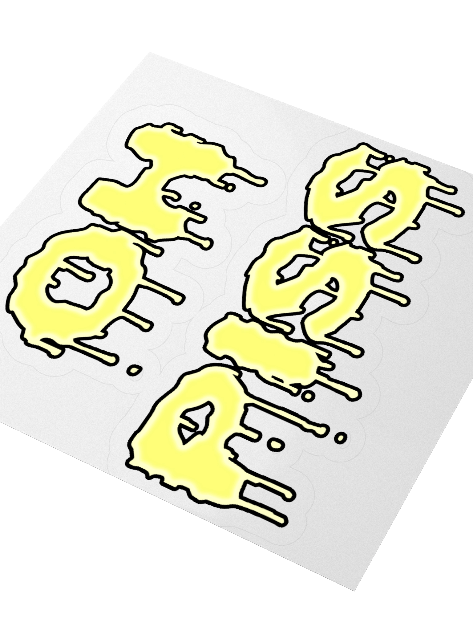 Oh Piss Kiss Cut Sticker product image (10)