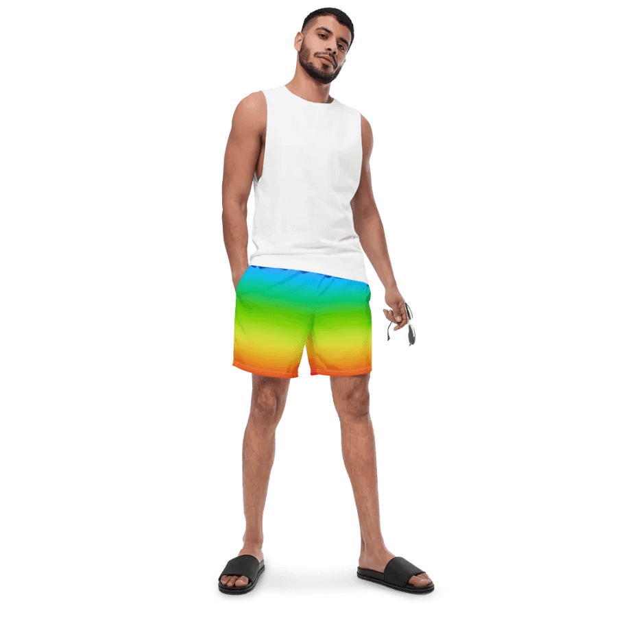 Rainbow Swim Trunks product image (4)