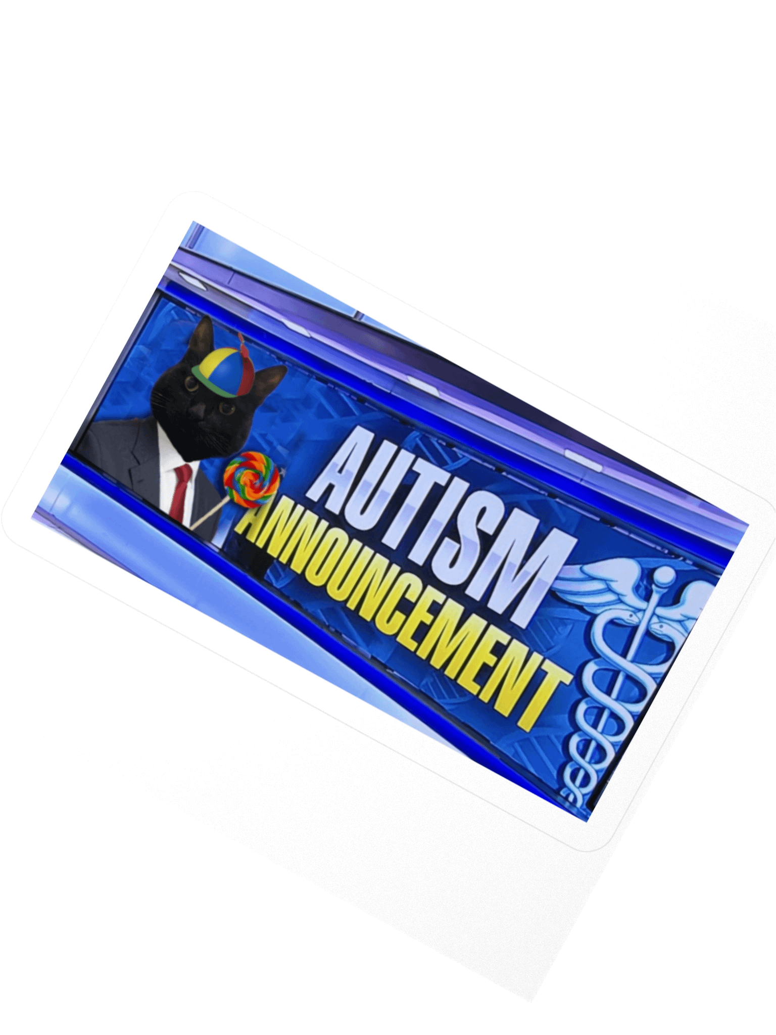 Autism Announcement Sticker | Poop_Ghost product image (5)