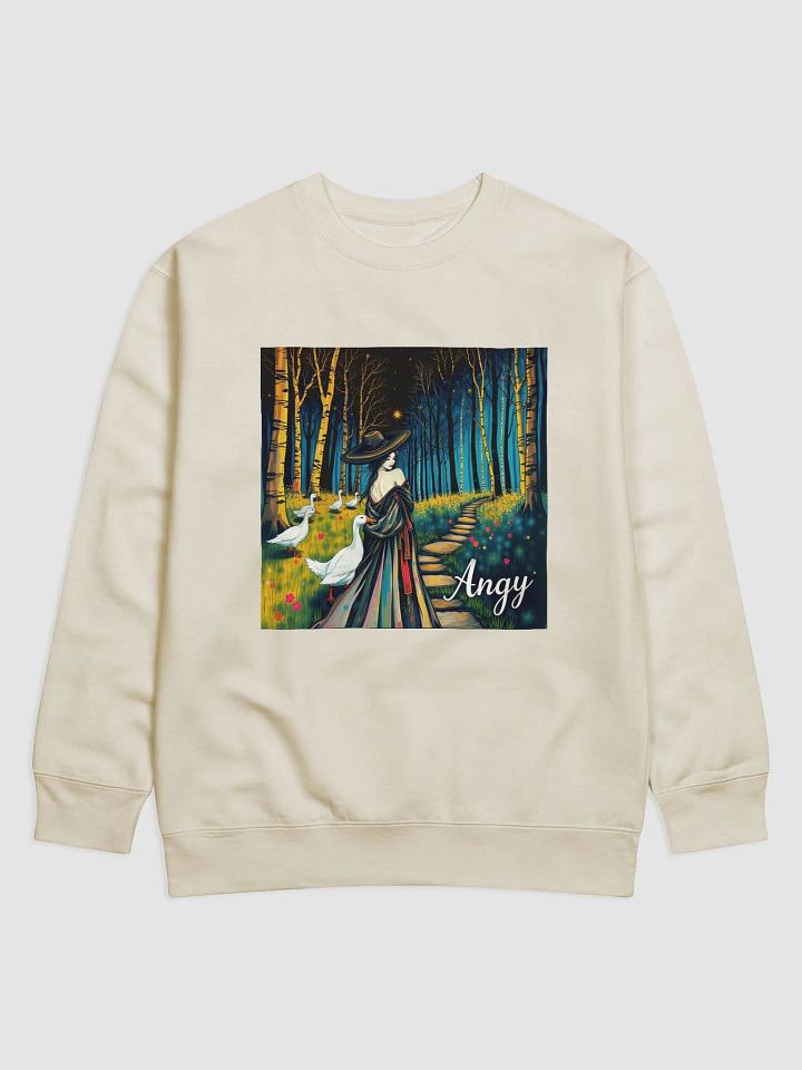 Enchanted geese Forest Cotton Sweatshirt product image (1)