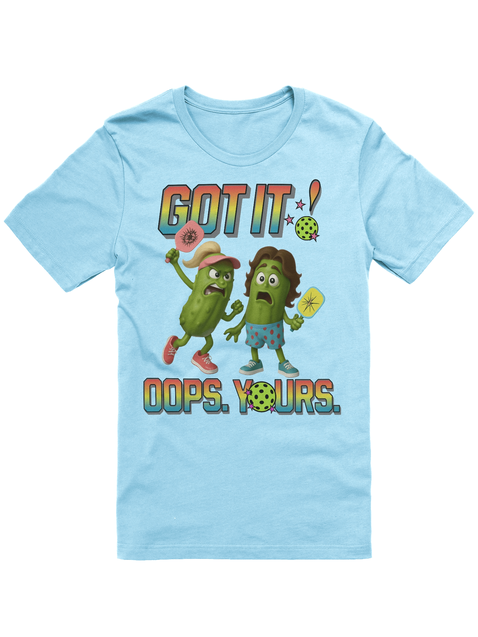 Got It Oops Yours Pickleball Pickles Unisex Tee product image (19)