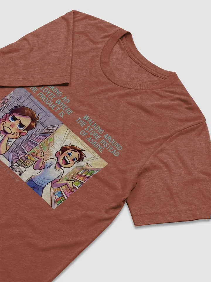 Retail Therapy Comic Print T-Shirt product image (2)