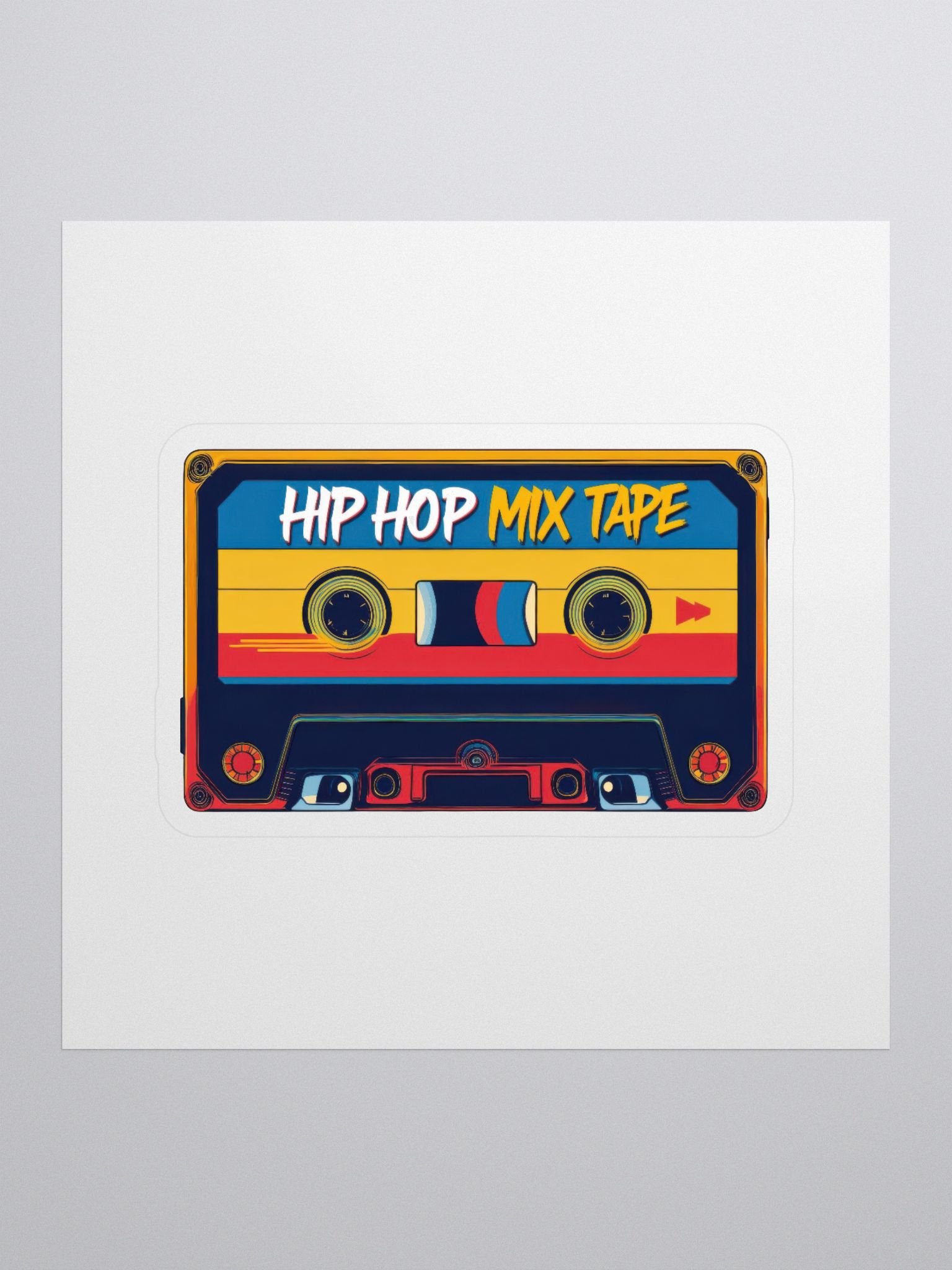 Retro Hip Hop Mix Tape Stickers product image (1)