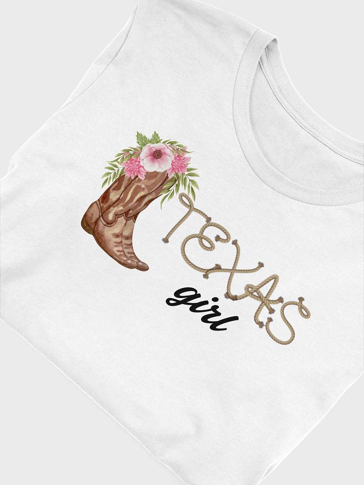 TEXAS GIRL Rope Font Shirt 2 product image (1)