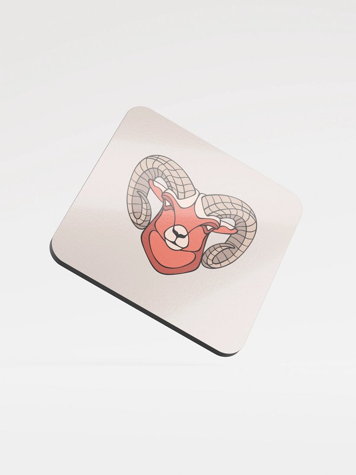 Bighorn Sheep - Glossed Cork Coaster product image (1)