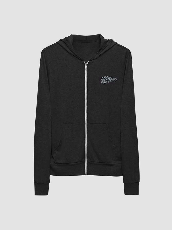 Pixel Heart Unisex Zip Hoodie product image (2)