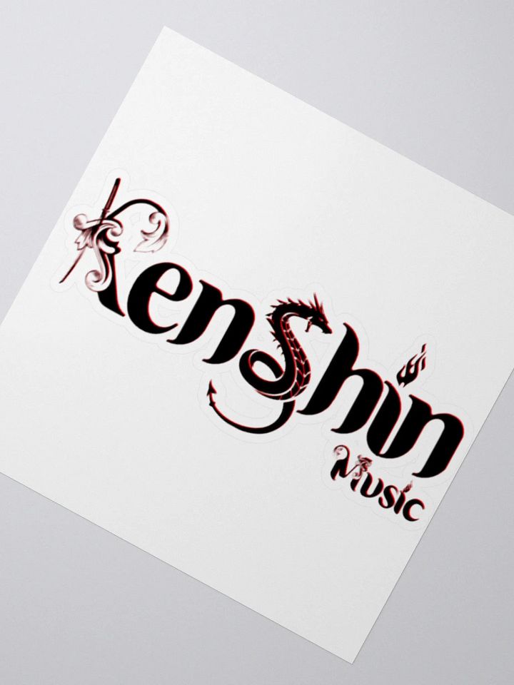Dark Kenshin_Music Kiss Cut Stickers product image (2)