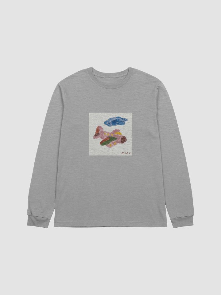 Kid Airplane (Bella+Canvas Supersoft Long Sleeve T-Shirt) product image (3)