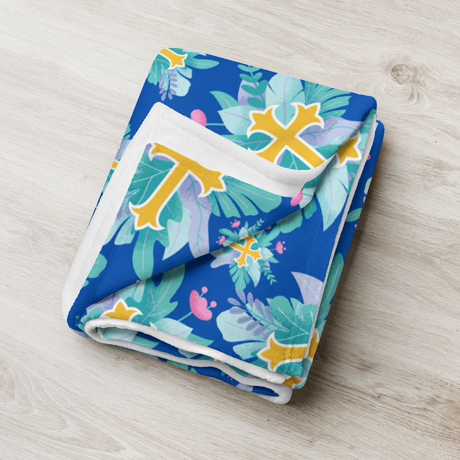 Floral Cross Patterned Blanket product image (5)