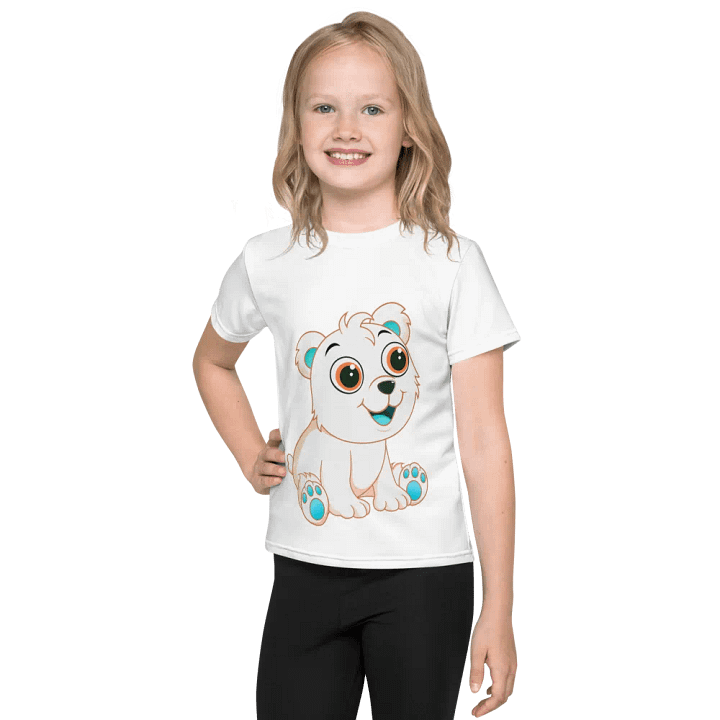 baby polar bear, animal cartoon illustration product image (1)