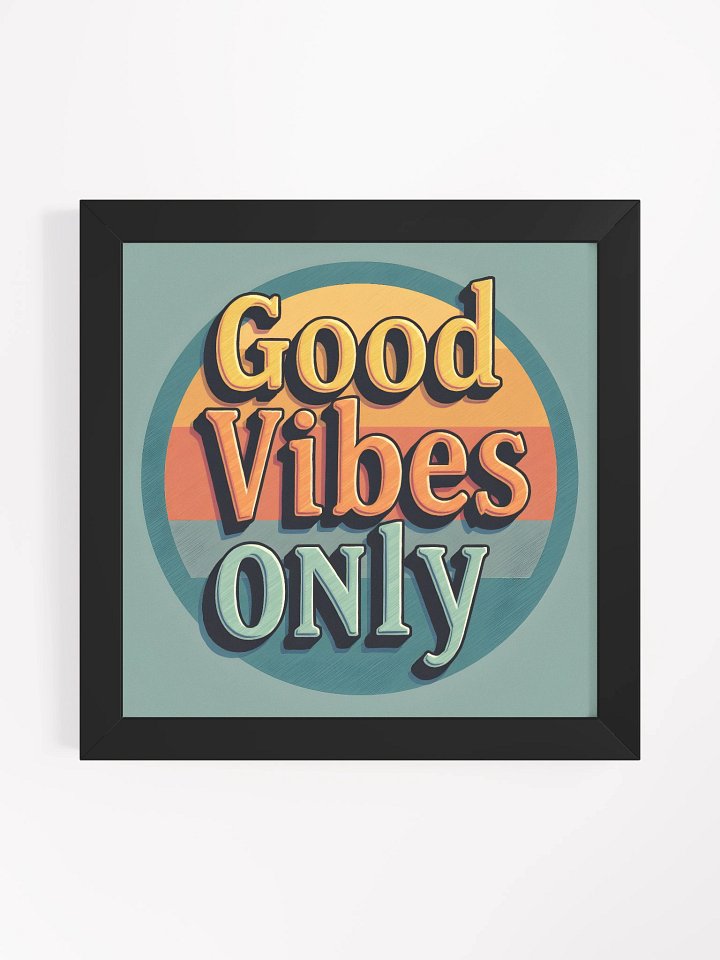 Retro Good Vibes Only Poster product image (2)