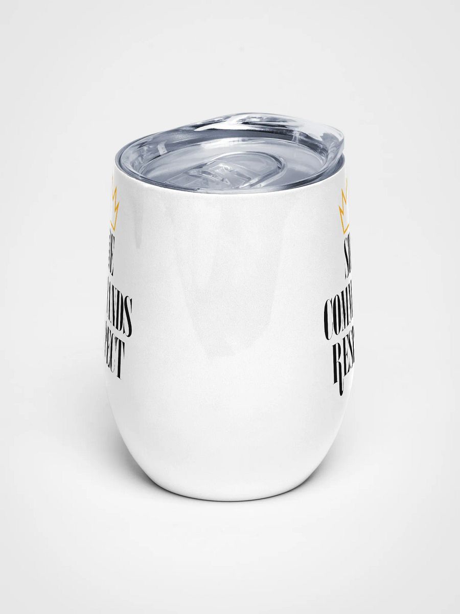 "She Commands Respect' Wine Tumbler product image (2)