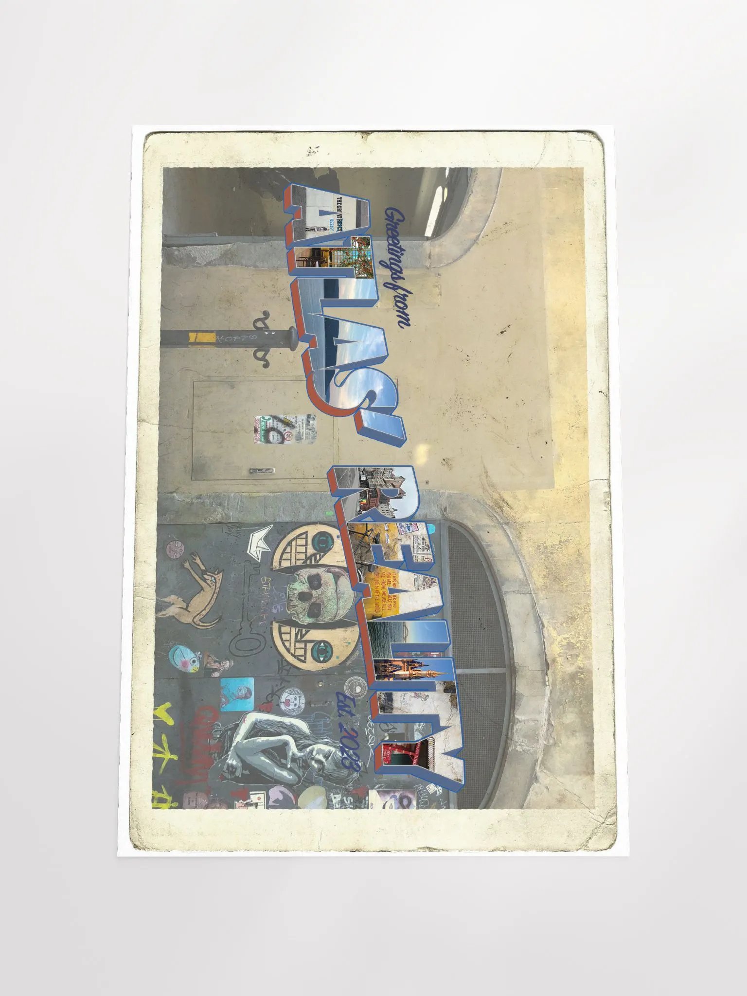Atlas' Reality Postcard Poster product image (4)