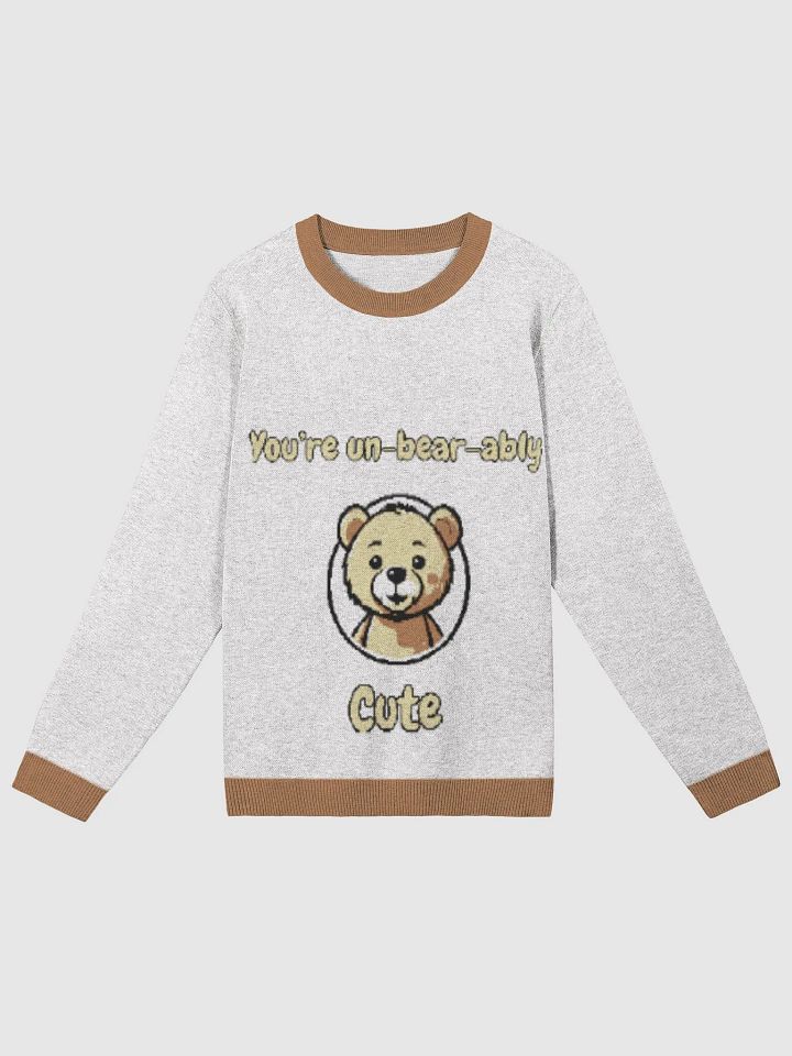 Un-Bear-Ably Cute Knitted Sweater product image (3)