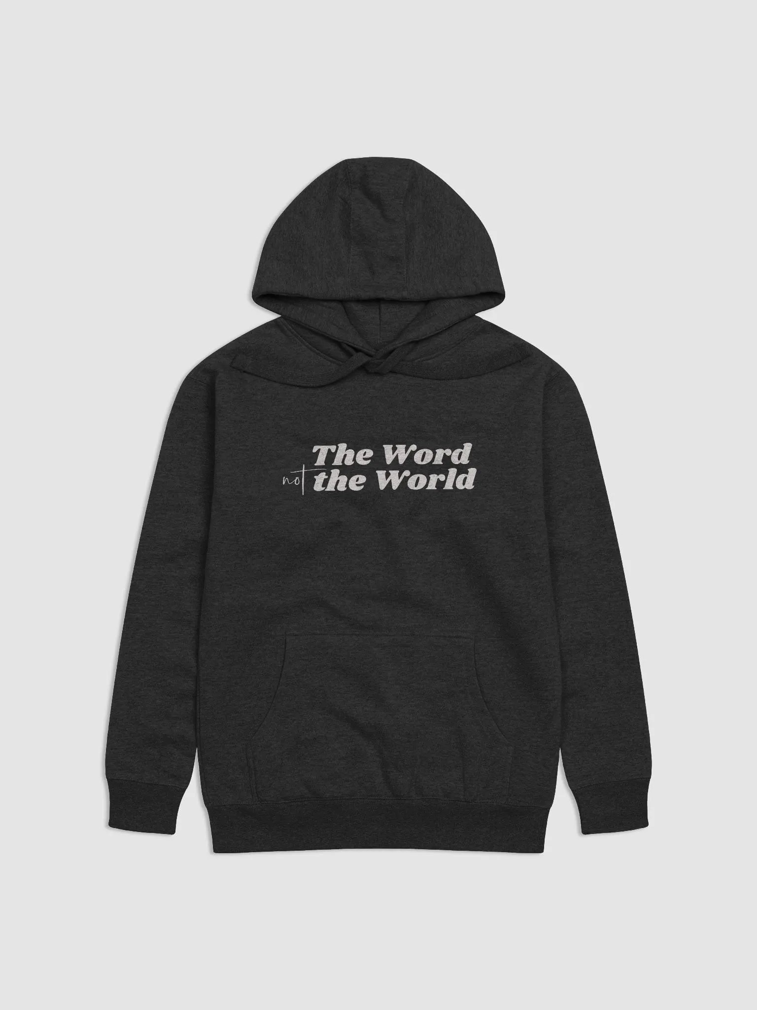 Men's Hoodie: The Word Not the World (more colors available) product image (1)