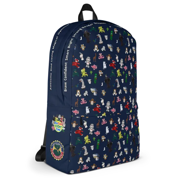 The KidTime StoryTime Character Backpack (Navy Blue) product image (1)
