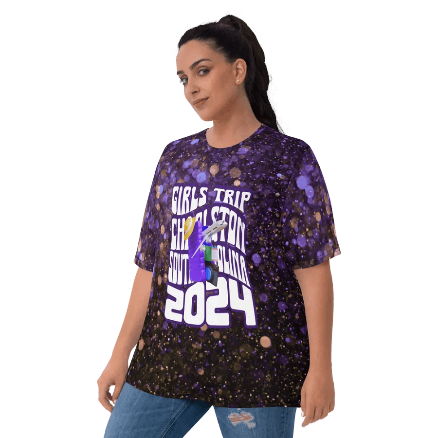 Girls Trip Charleston Sc 2024 All Over Print T-shirt product image (10)