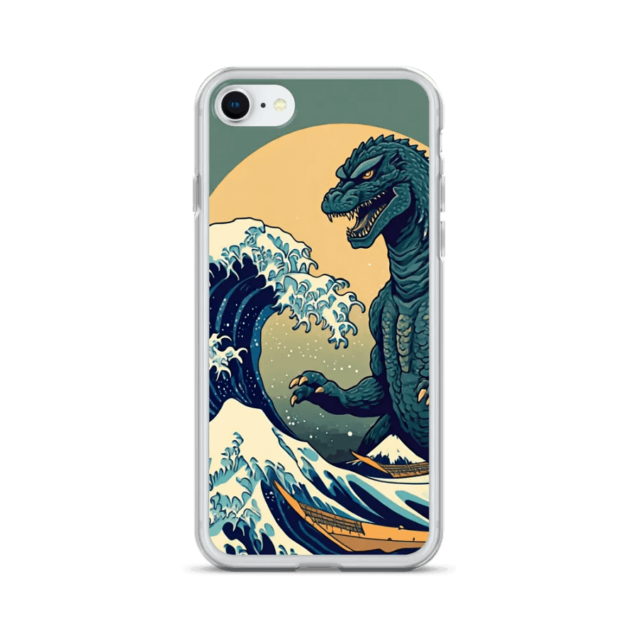 Retro Tokyo Wave - Kaiju iPhone Case product image (1)