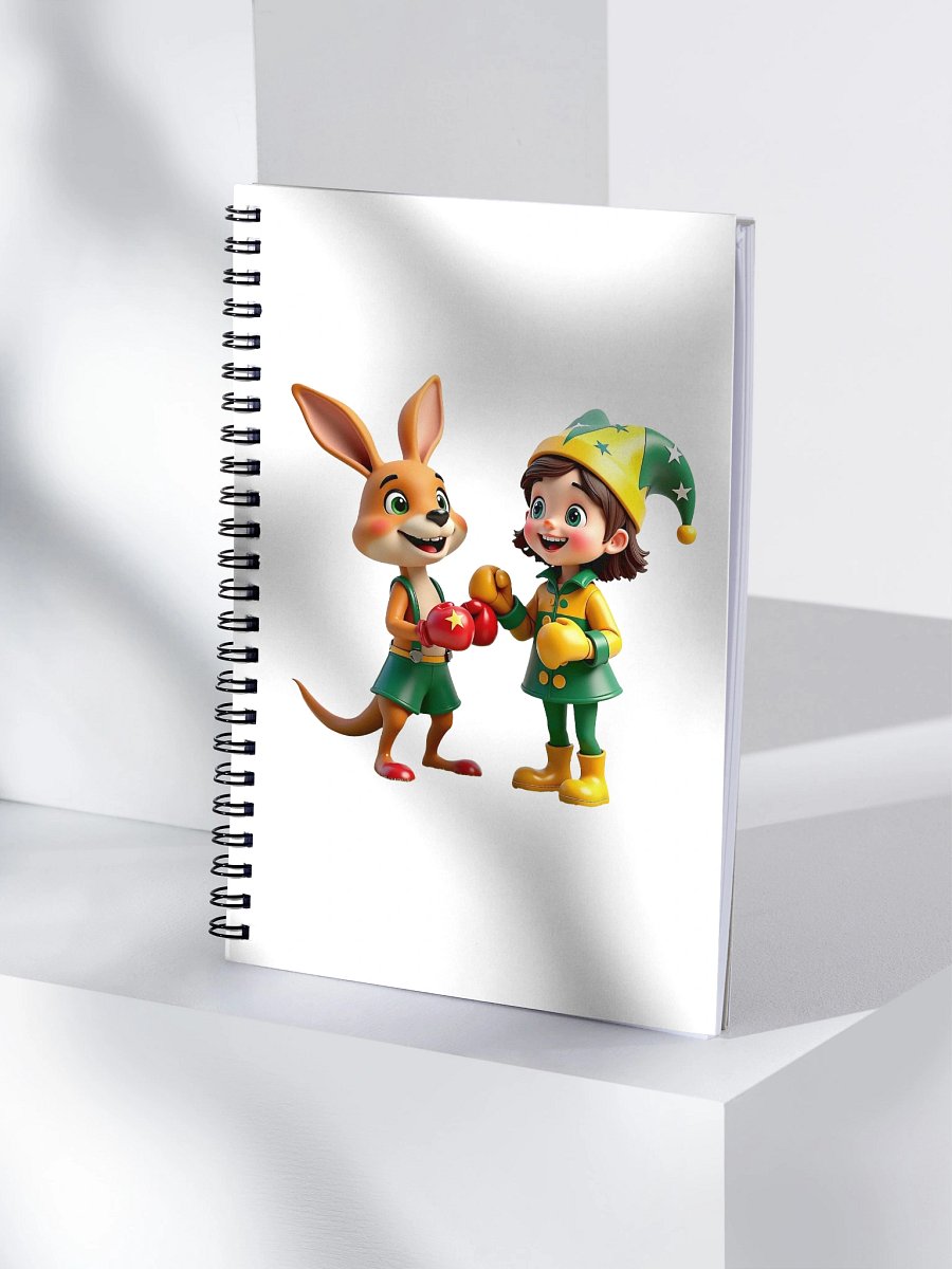 JessyJesty “KangaJoy” Kangaroo Spiral Notebook product image (4)
