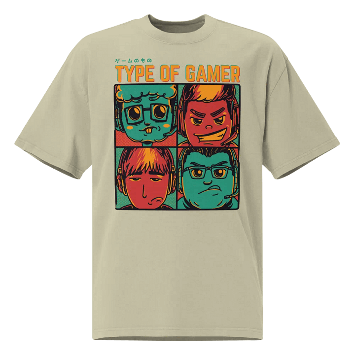 Gamer Types Oversized T-Shirt product image (8)