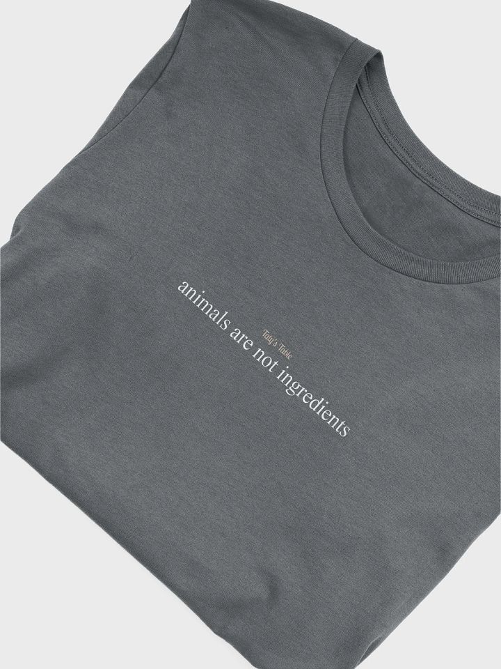 Animals Are Not Ingredients Minimalist Tee product image (1)