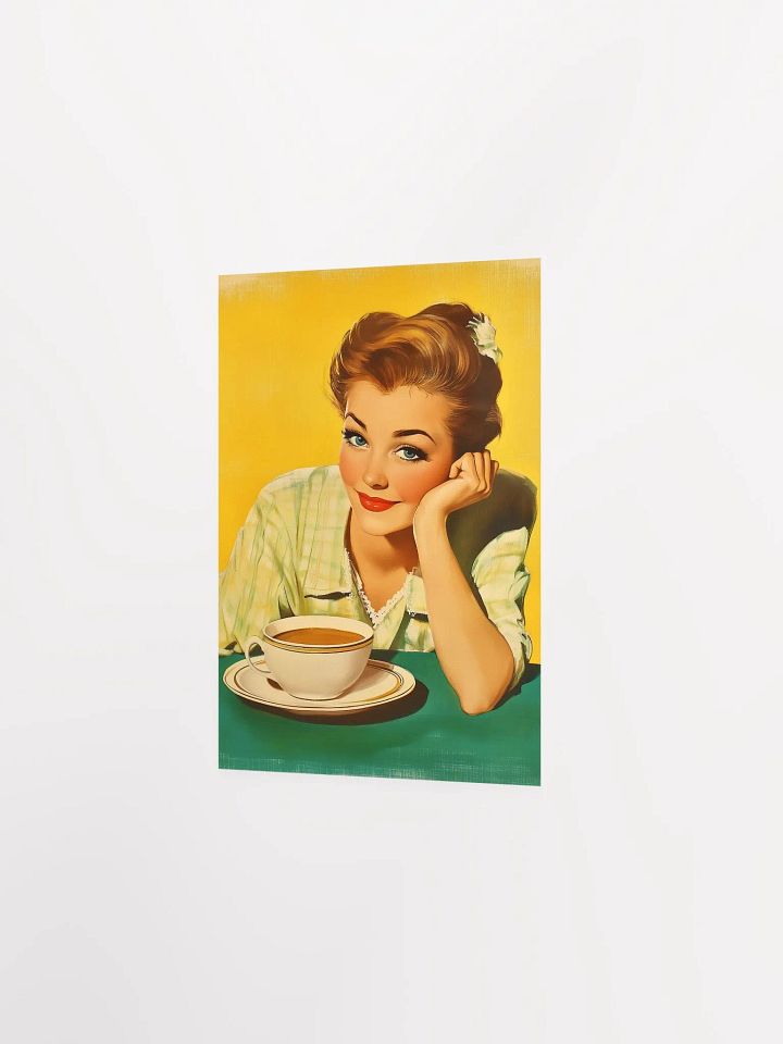 Morning Brew Retro Poster - Nostalgic 1950s Coffee Art Print product image (15)