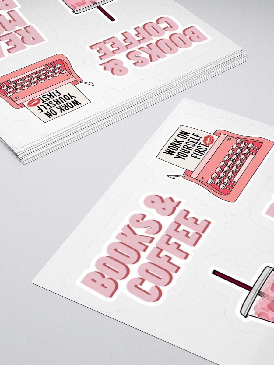 Self-Care & Books Sticker Pack product image (11)