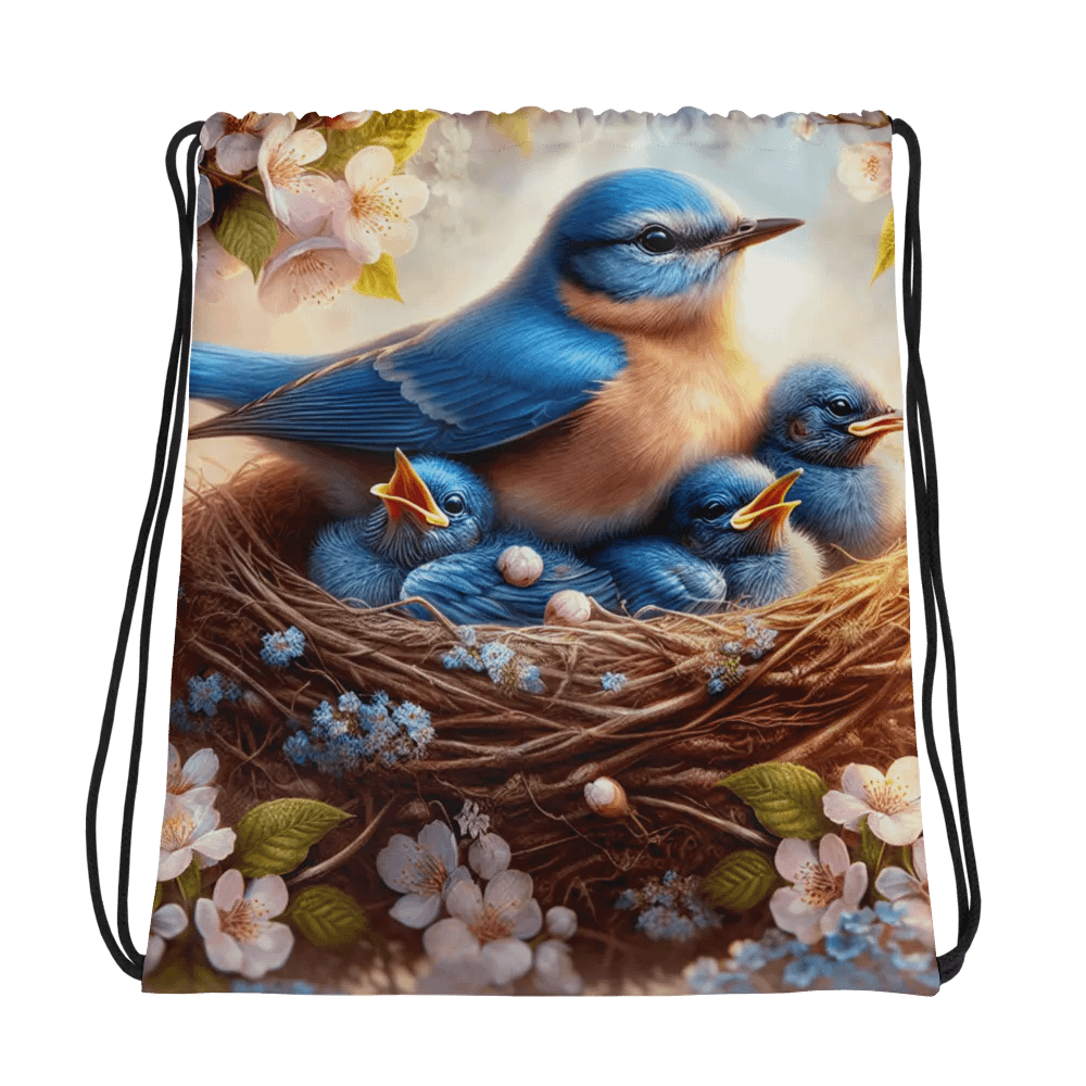 Bluebird Family Nature Theme Bag product image (1)