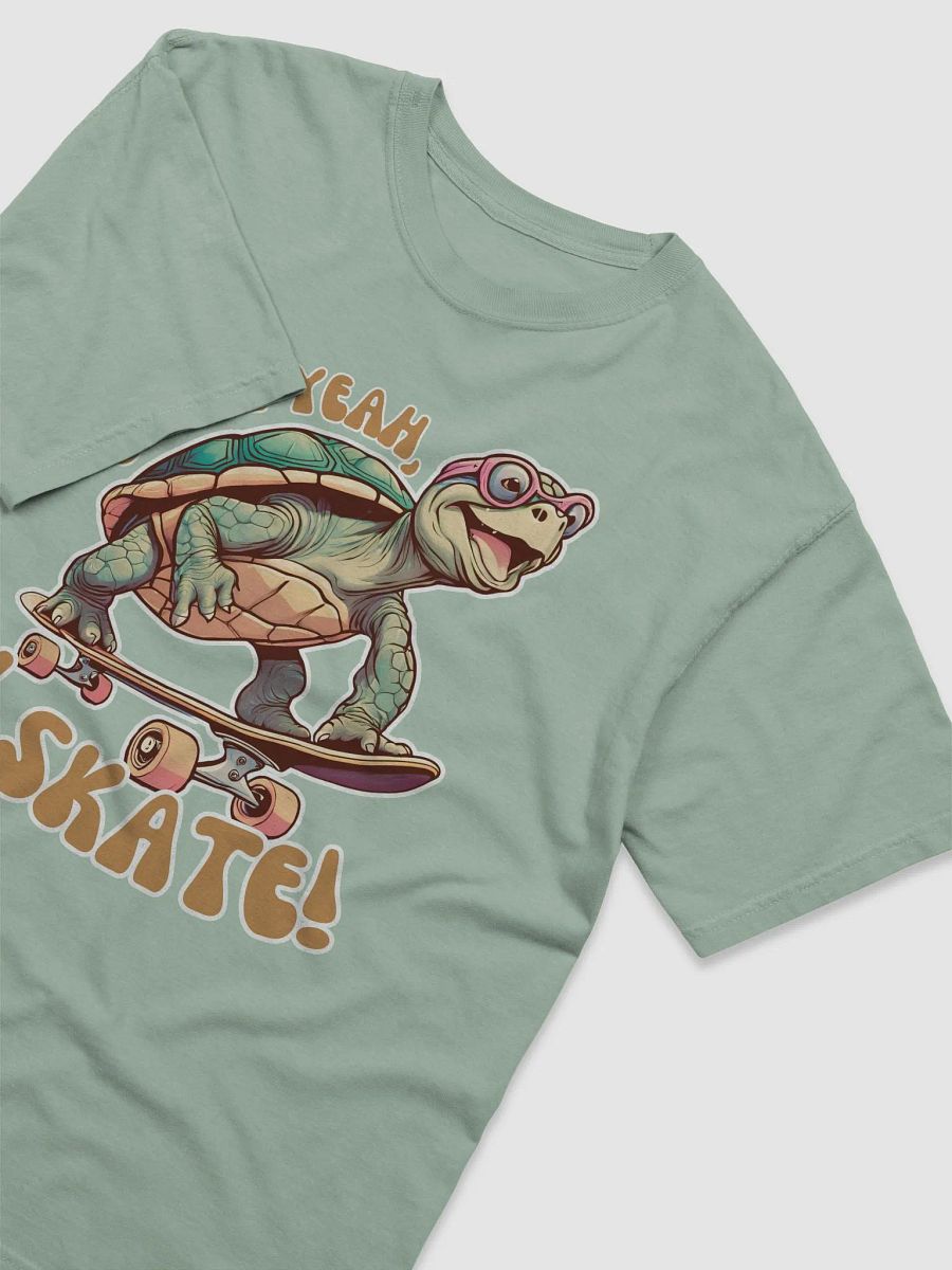 Shell Yeah, I Skate! Funny Turtle Skater T-shirt product image (32)
