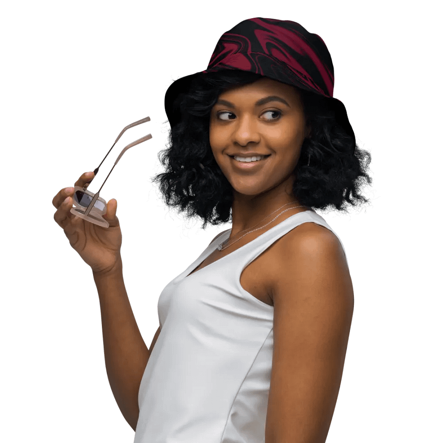 Stylish Swirl Reversible Bucket Hat product image (3)