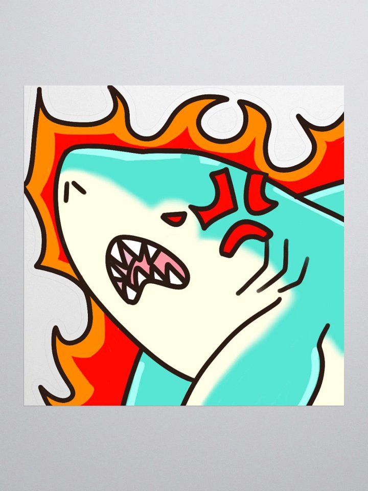 Shark Rage Sticker product image (3)
