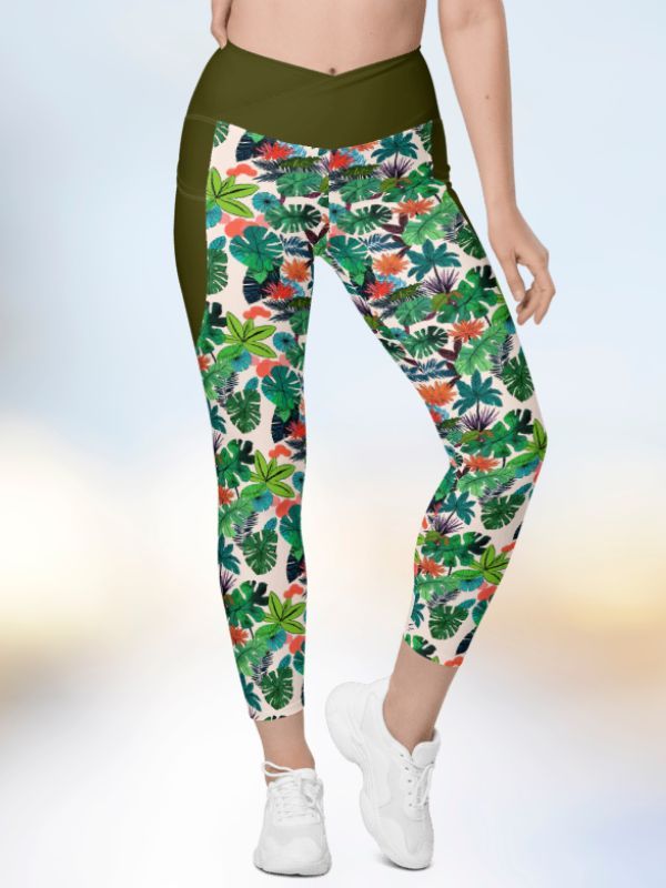 Tropical Leggings with Pockets product image (1)