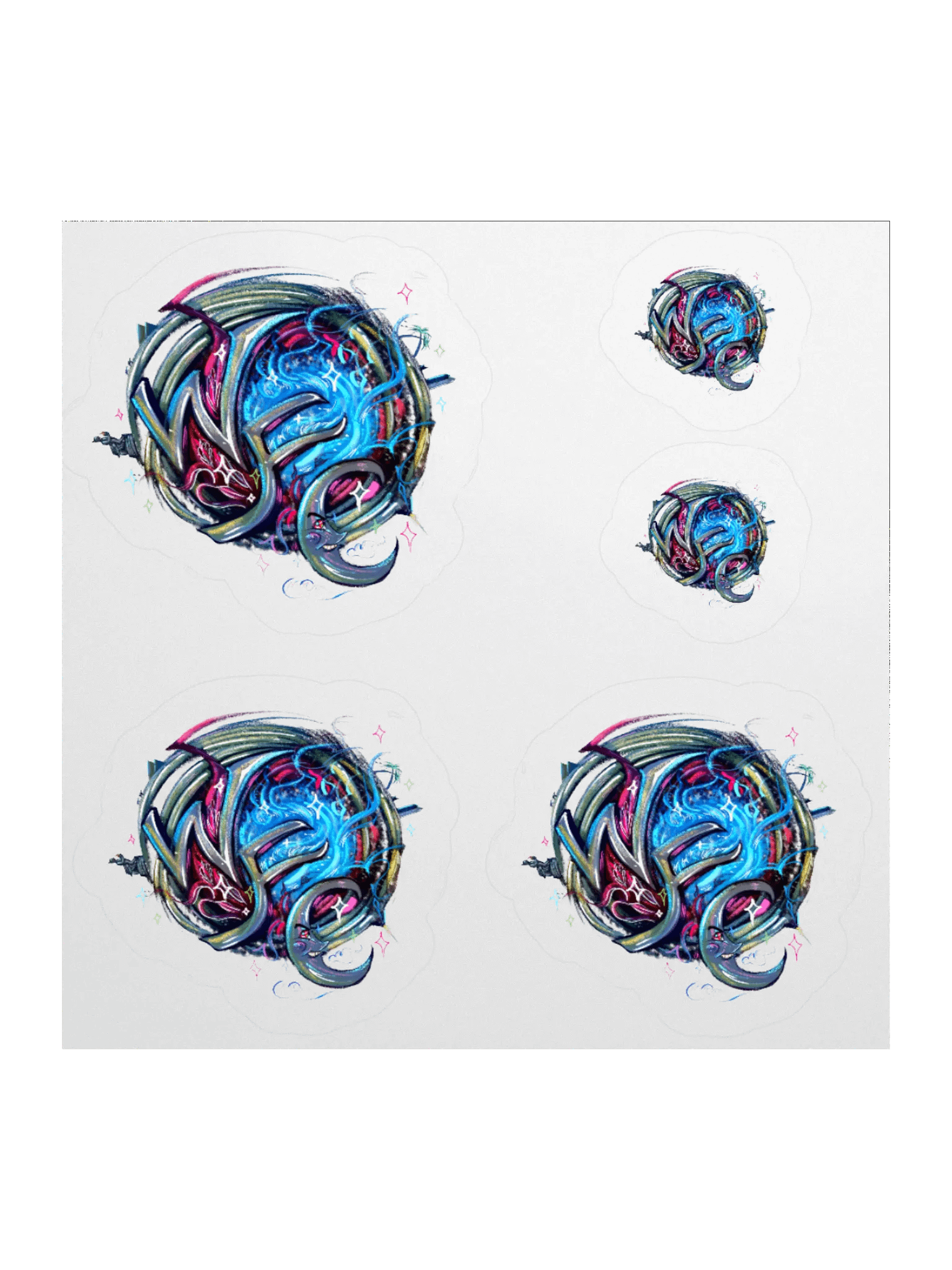 World's Faire Carnival [Night] - Sticker Sheet product image (1)