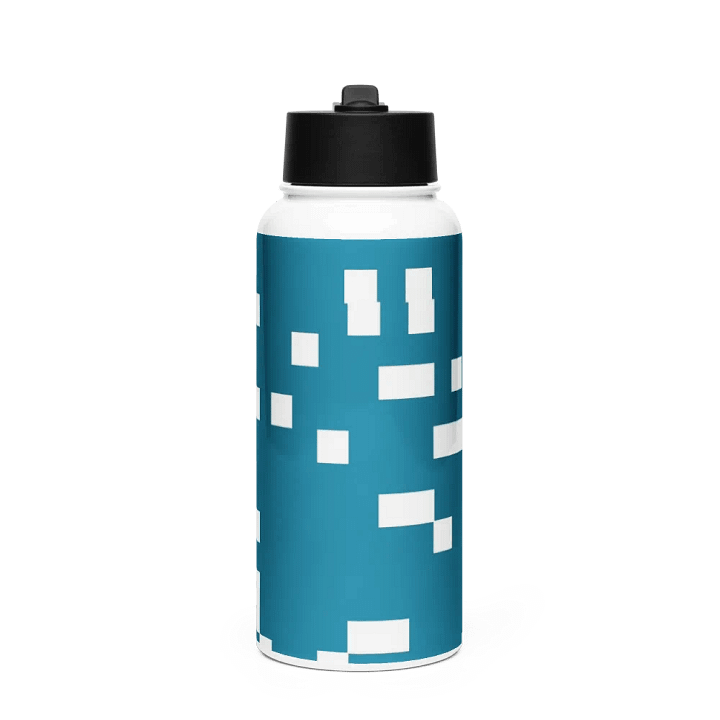Pattern art 1 Teal Oasis Stainless Steel Bottle product image (1)