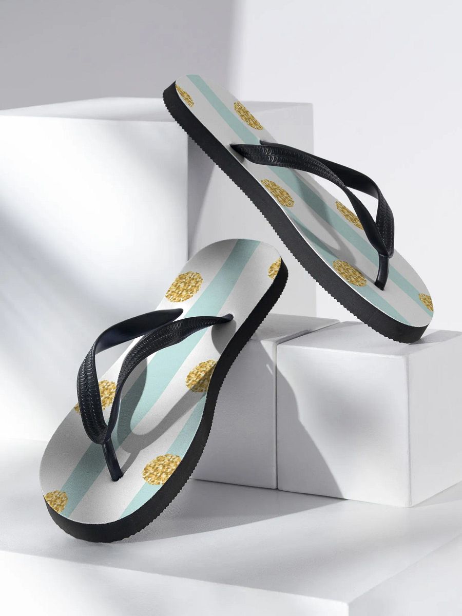 Teal Elegance Flip Flops product image (3)