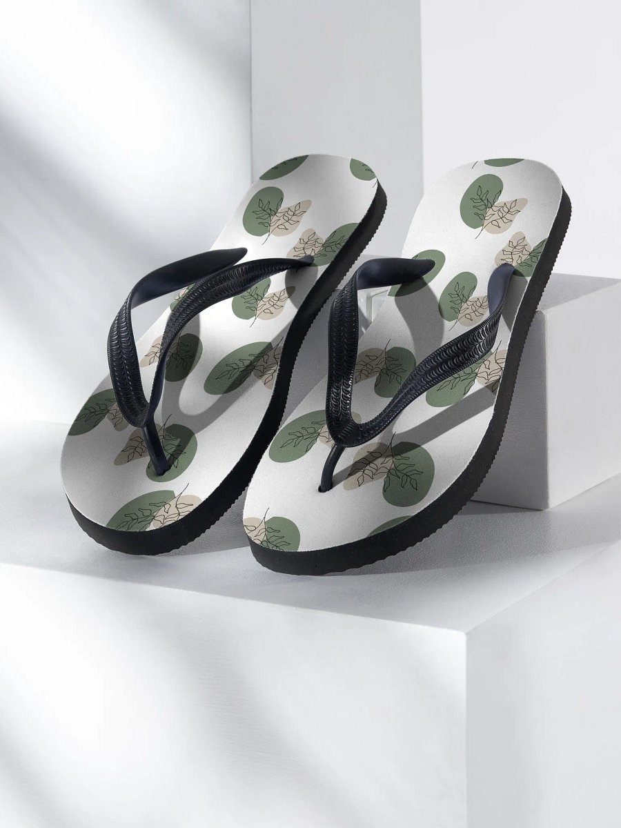Leafy Oasis Flip-Flops product image (1)