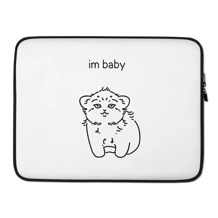 I'm Baby Manul - Laptop Sleeve product image (2)