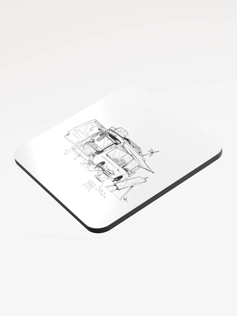 A Tiny Dream | Glossed Cork Coaster product image (3)