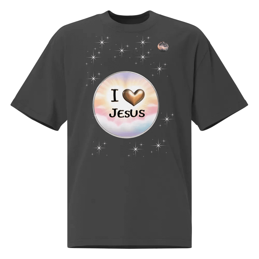 I Love Jesus Oversized T-Shirt product image (1)