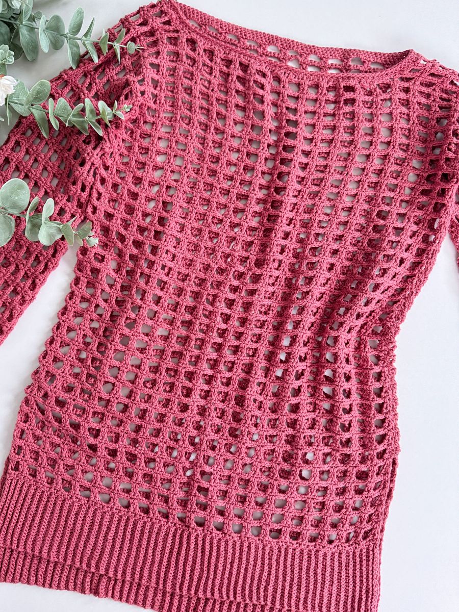 Peek-A-Boo Coverup Crochet Pattern product image (7)