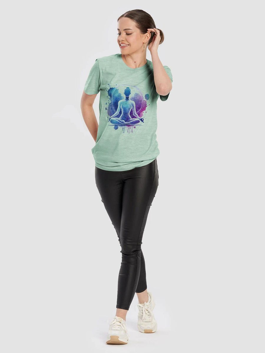 Mindful Power: Yoga Discipline Mantra Tee product image (105)