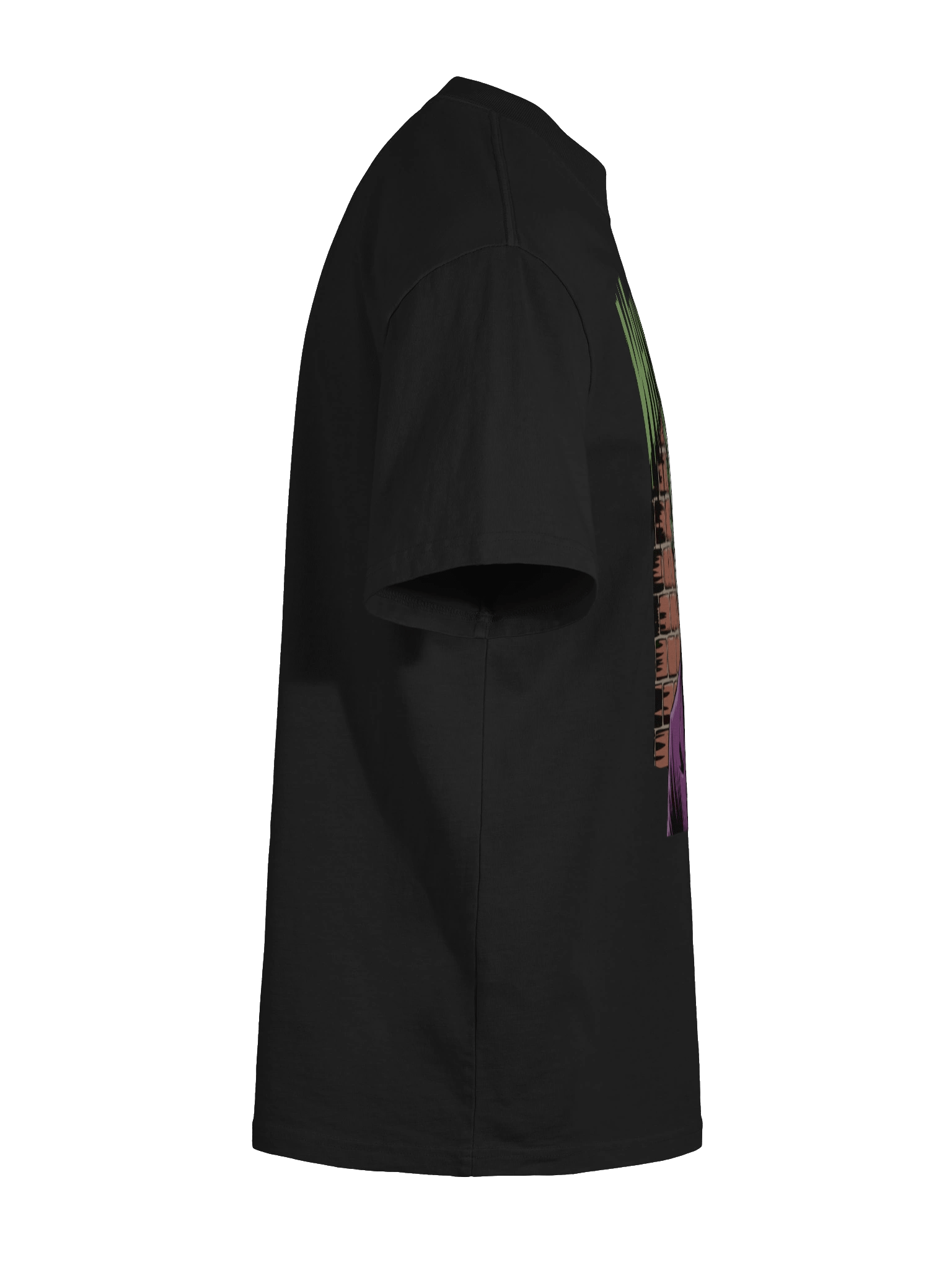 Joker 'Why So Serious?' Graffiti Wall Oversized Faded T-Shirt product image (11)