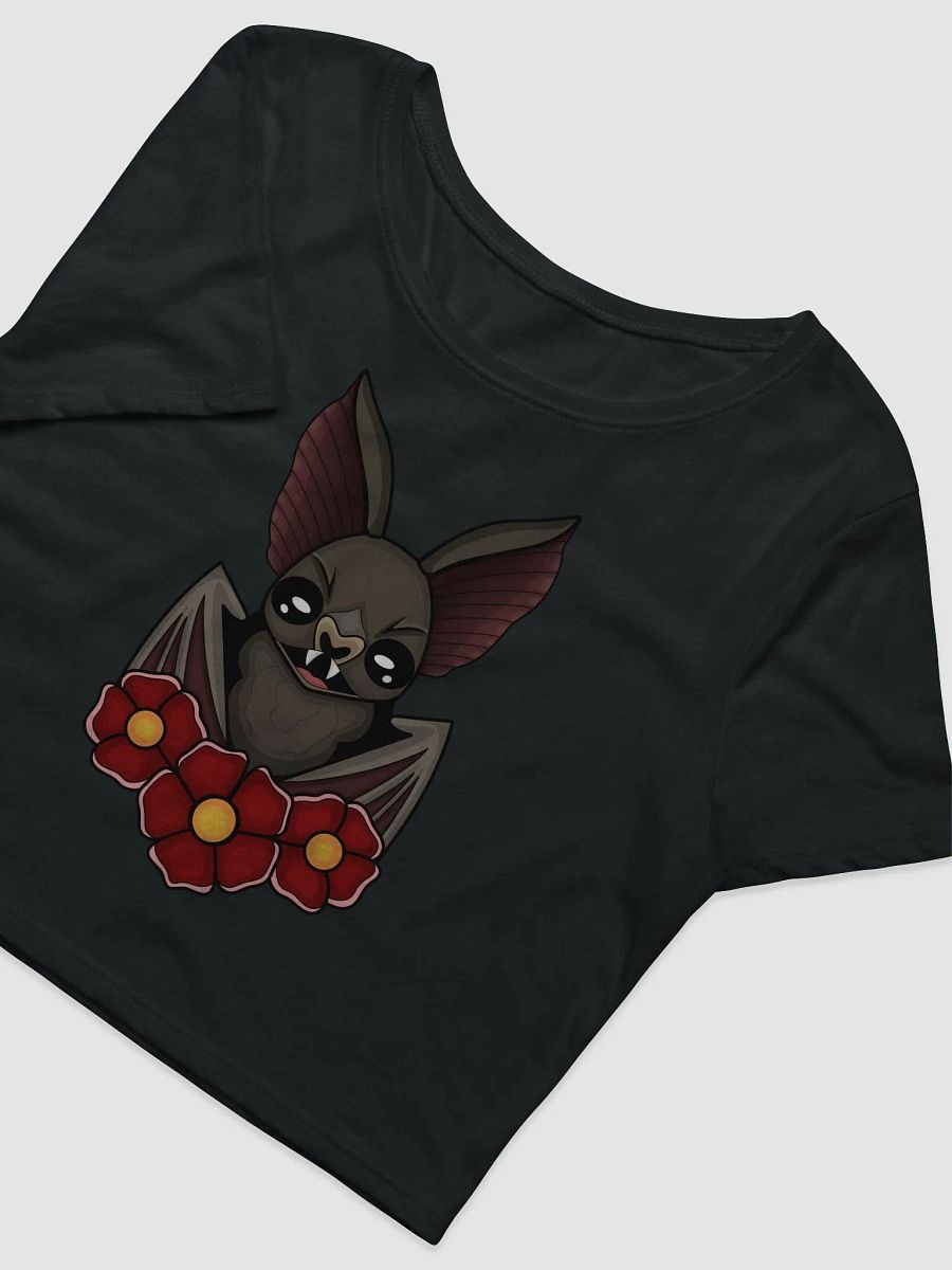 Floral Bat Cropped T-Shirt product image (11)