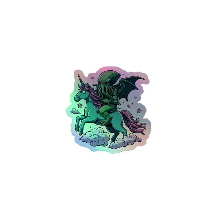Cthulhu Riding a Unicorn product image (1)