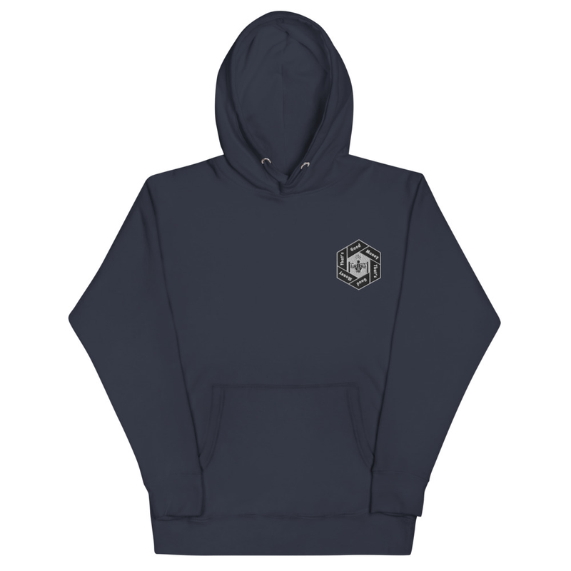 That's Good Money Embroidered Hoodie - Navy product image (1)