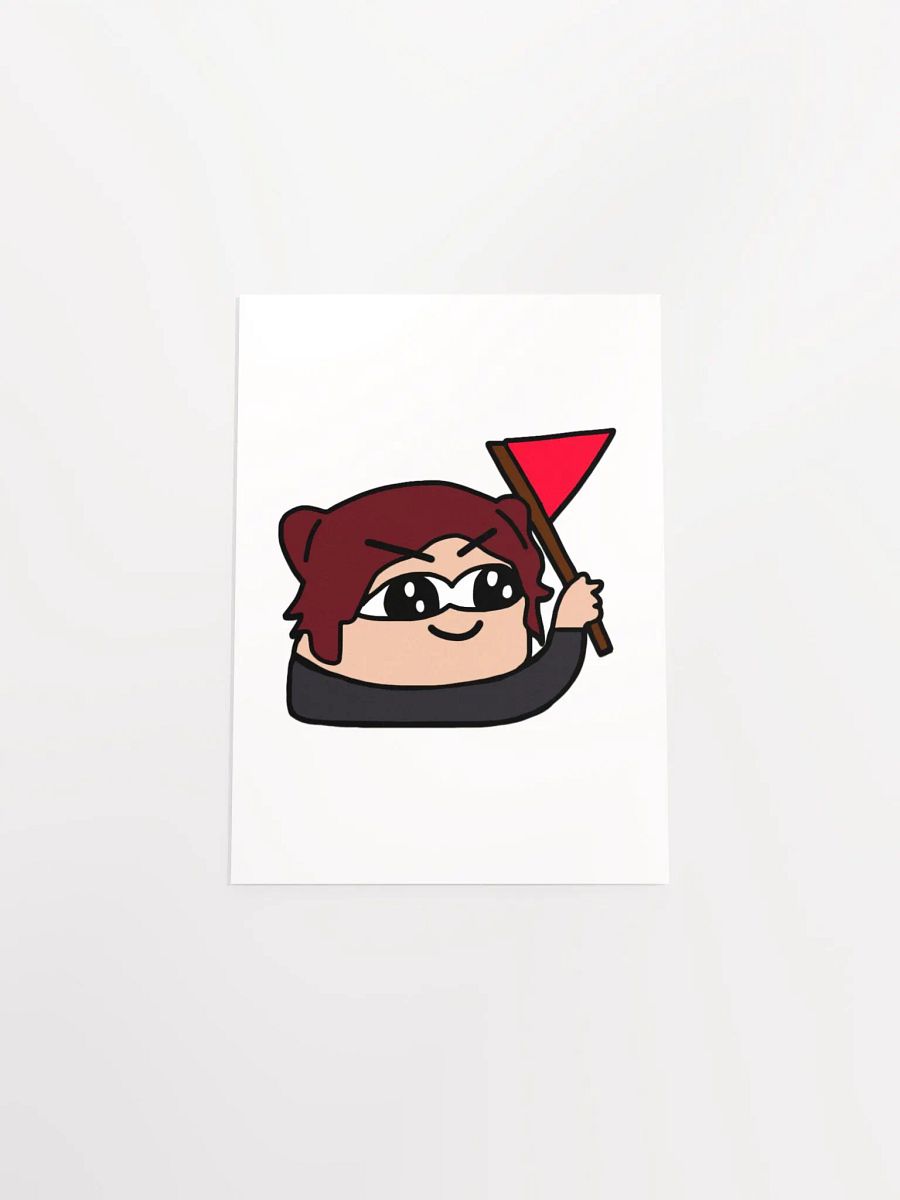 Tina Red Flag Poster product image (4)