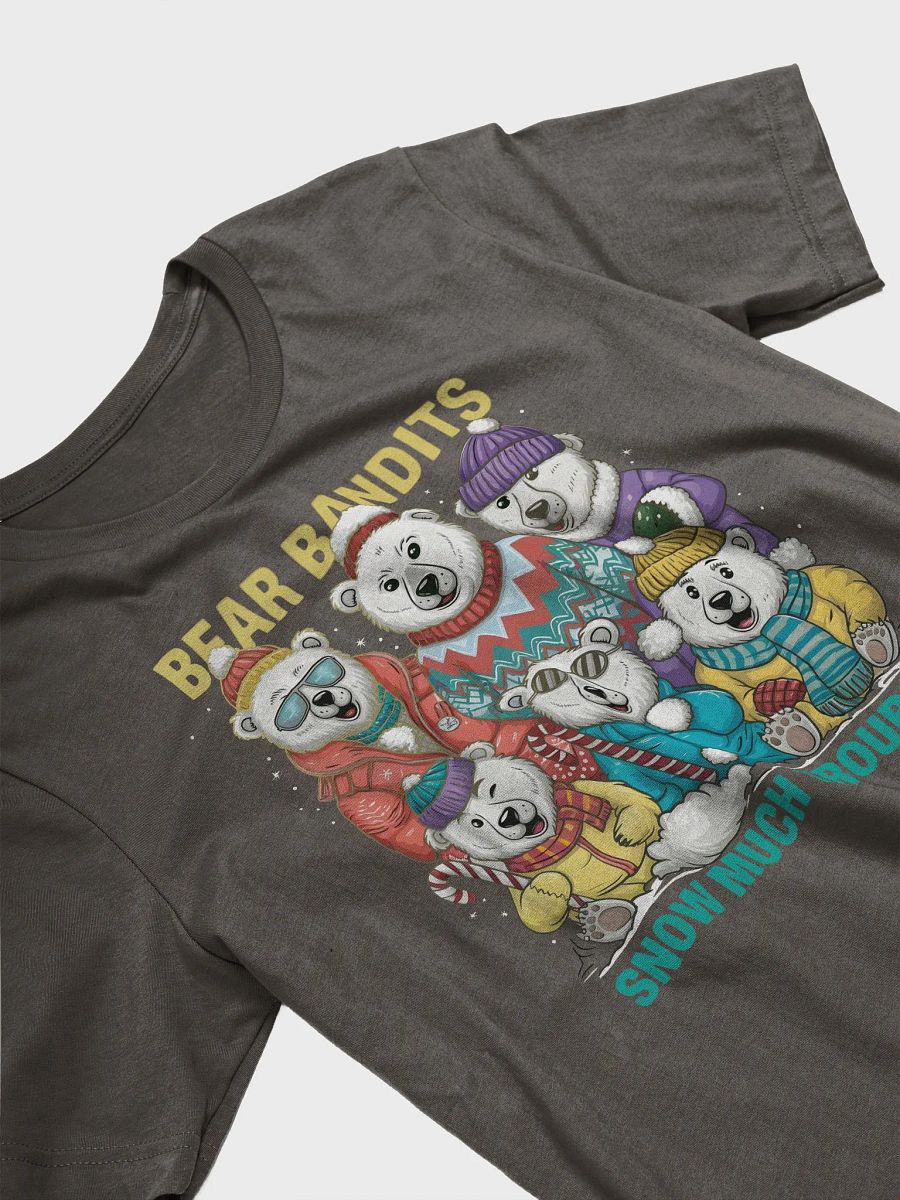 Bear Bandits of the North T-Shirt | Fun Polar Bear Winter Shirt | Unique Holiday Gift Idea product image (4)