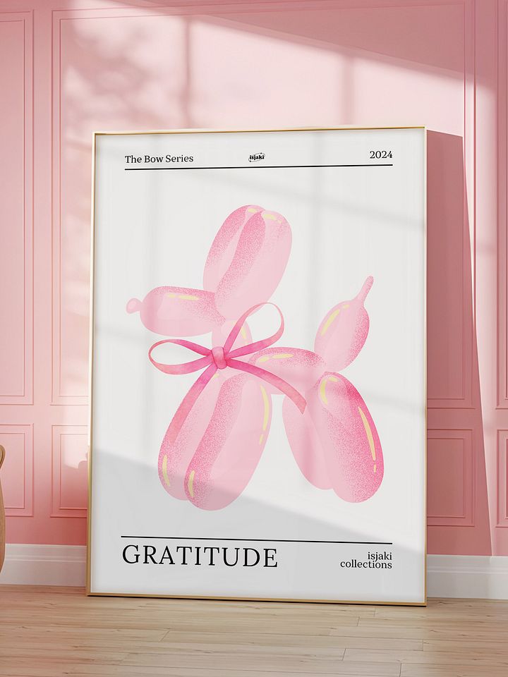 Pink Balloon Dog Print | 2024 The Bow Series Edition product image (1)